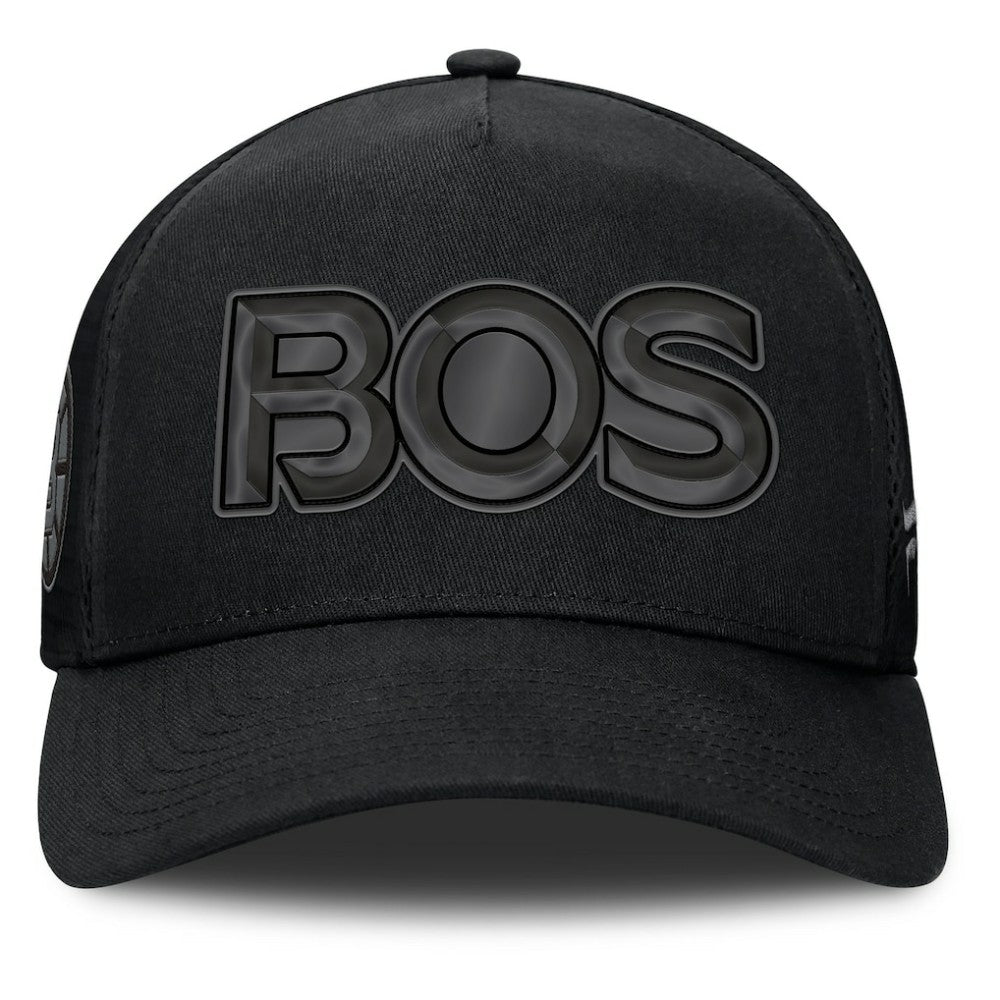 Boston Bruins Fanatics Authentic Pro Road Team Code Trucker Adjustable Hat - Black | Fanatics online
