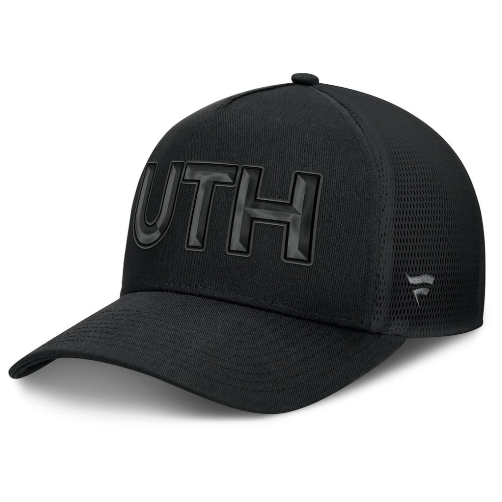 Utah Mammoth Fanatics Authentic Pro Road Team Code Trucker Adjustable Hat - Black | Fanatics Clearance