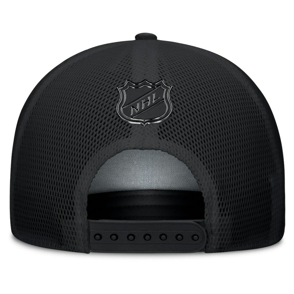 Utah Mammoth Fanatics Authentic Pro Road Team Code Trucker Adjustable Hat - Black | Fanatics Clearance