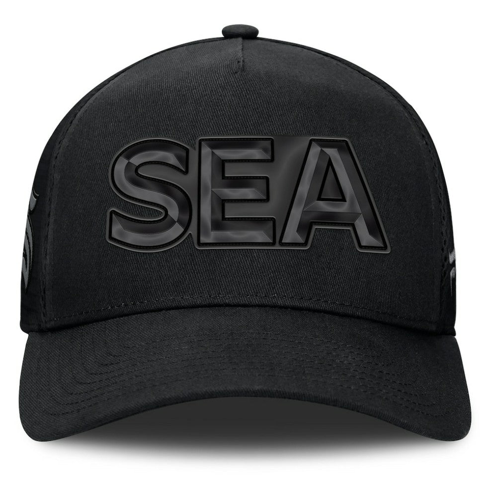 Seattle Kraken Fanatics Authentic Pro Road Team Code Trucker Adjustable Hat - Black | Fanatics sale