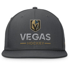 Vegas Golden Knights Fanatics Authentic Pro Rink Lockup Snapback Hat - Charcoal | Fanatics Lifestyle