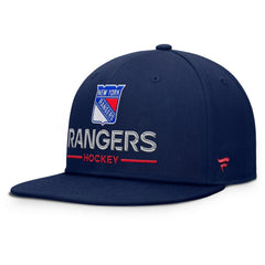 New York Rangers Fanatics Authentic Pro Rink Lockup Snapback Hat - Navy | Fanatics Lifestyle