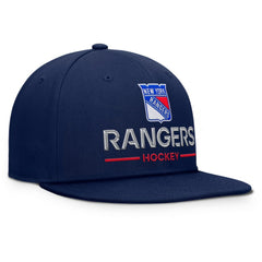 New York Rangers Fanatics Authentic Pro Rink Lockup Snapback Hat - Navy | Fanatics Lifestyle