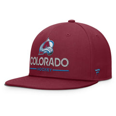 Colorado Avalanche Fanatics Authentic Pro Rink Lockup Snapback Hat - Burgundy | Fanatics near me