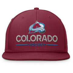Colorado Avalanche Fanatics Authentic Pro Rink Lockup Snapback Hat - Burgundy | Fanatics near me