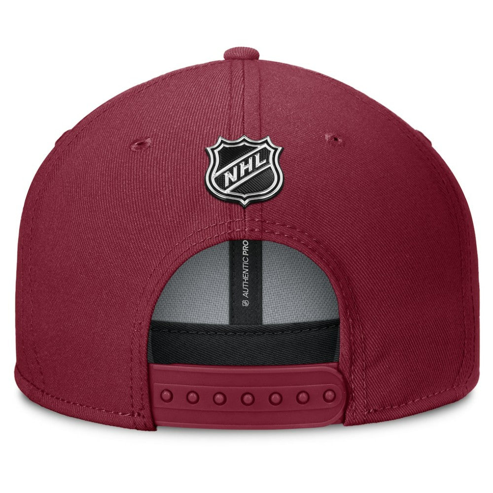 Colorado Avalanche Fanatics Authentic Pro Rink Lockup Snapback Hat - Burgundy | Fanatics near me