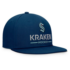 Seattle Kraken Fanatics Authentic Pro Rink Lockup Snapback Hat - Deep Sea Blue | Fanatics online