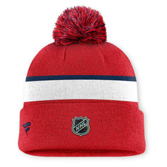 Washington Capitals Fanatics Authentic Pro Rink Cuffed Knit Hat with Pom - Red | Fanatics on sale