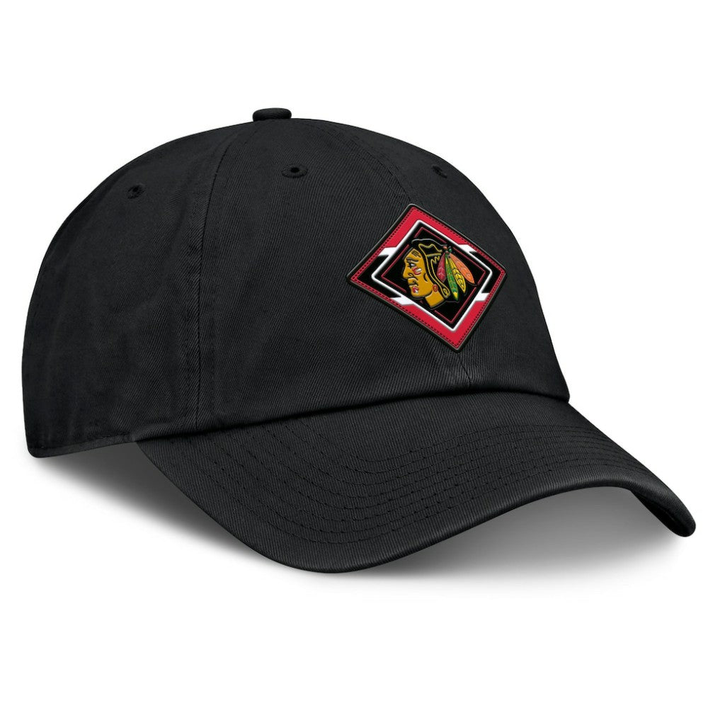 Chicago Blackhawks Fanatics Women's Authentic Pro Rink Adjustable Hat - Black | Fanatics Lifestyle