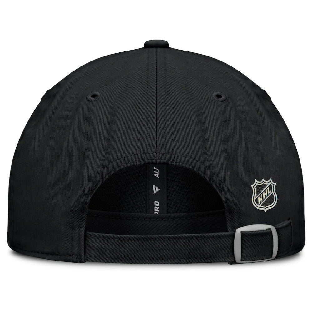 Chicago Blackhawks Fanatics Women's Authentic Pro Rink Adjustable Hat - Black | Fanatics Lifestyle