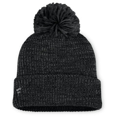 Vegas Golden Knights Fanatics Women's Authentic Pro Road Cuffed Knit Hat with Pom - Black | Fanatics online