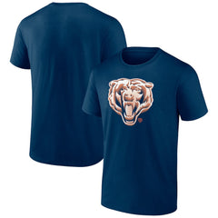 Chicago Bears Chrome Dimension T-Shirt - Navy - NFL