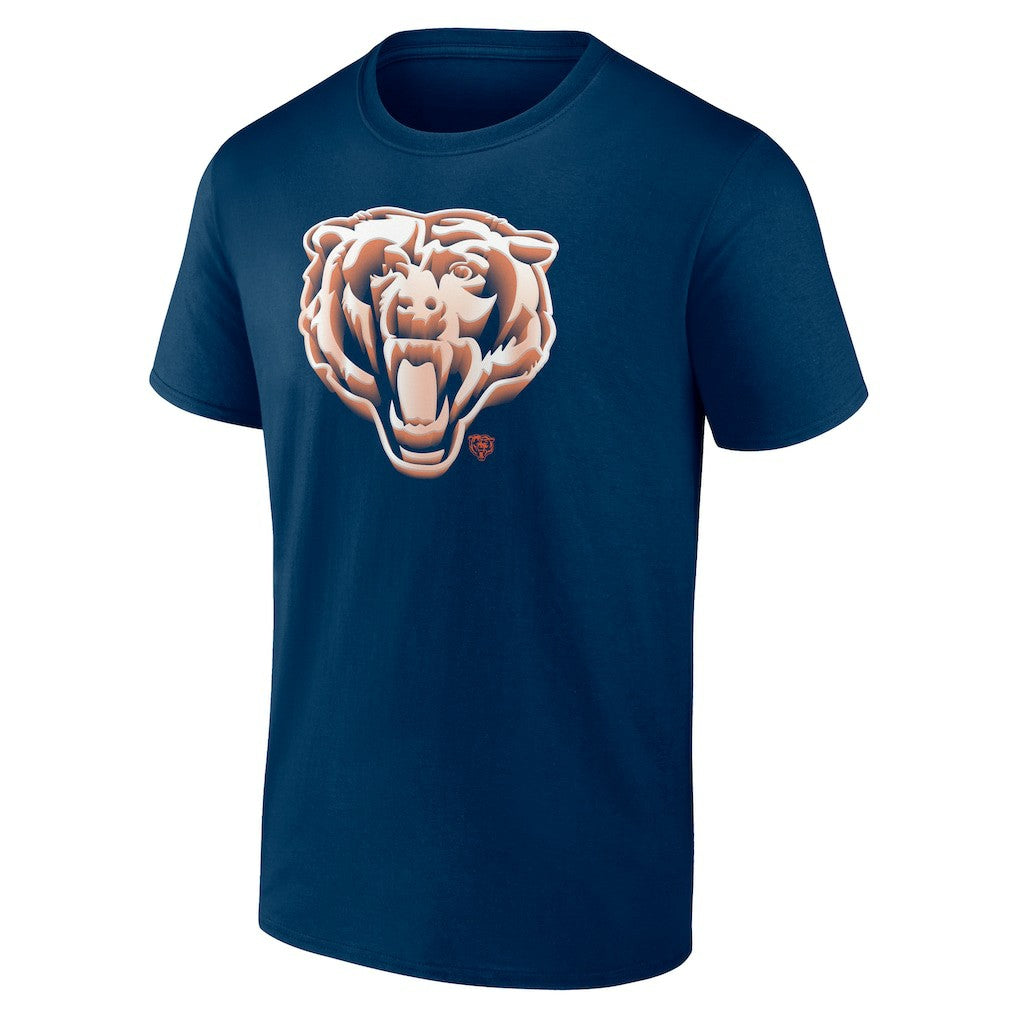 Chicago Bears Chrome Dimension T-Shirt - Navy - NFL