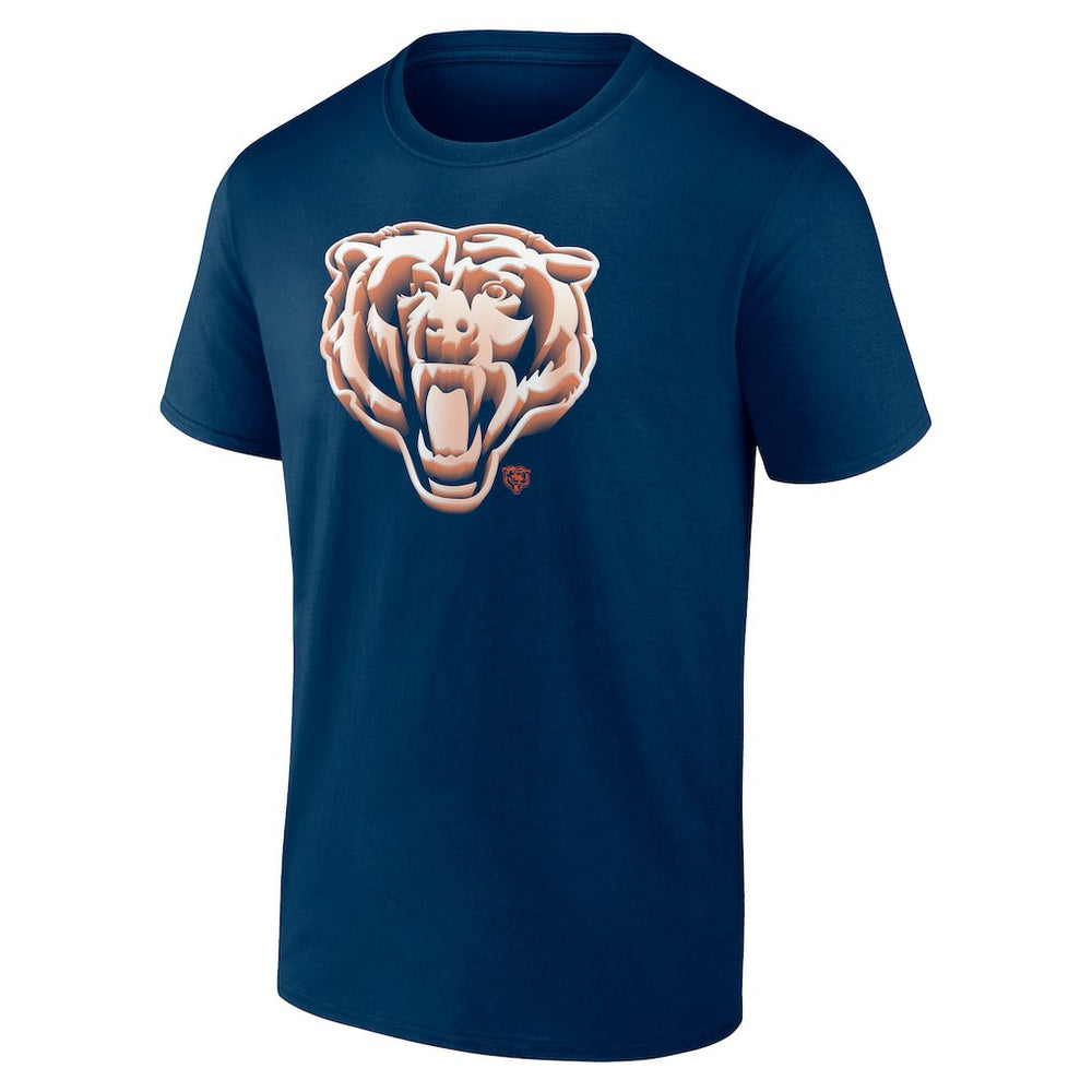 Chicago Bears Chrome Dimension T-Shirt - Navy - NFL