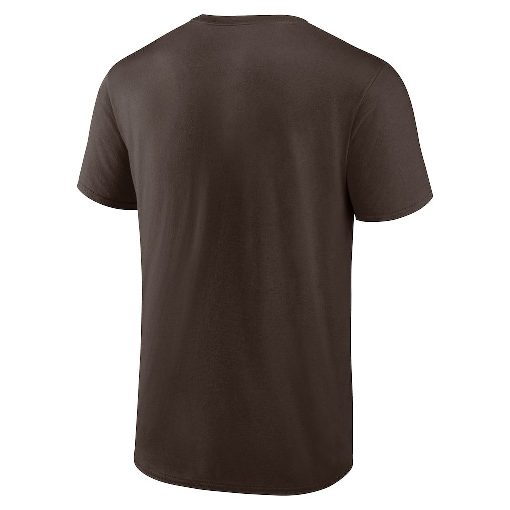 Cleveland Browns Chrome Dimension T-Shirt - Brown - NFL