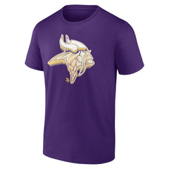 Minnesota Vikings Chrome Dimension T-Shirt - Purple - NFL