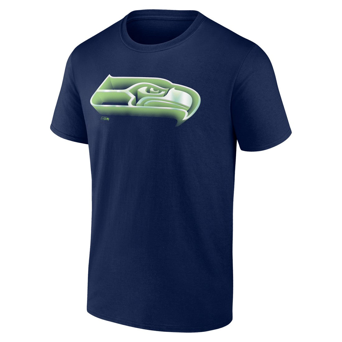 Seattle Seahawks Chrome Dimension T-Shirt - College Navy - NFL