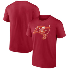 Tampa Bay Buccaneers Chrome Dimension T-Shirt - Red - NFL