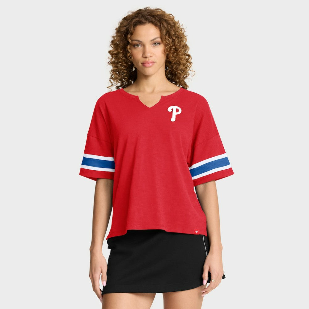 Philadelphia Phillies Fanatics Women's Curl Route T-Shirt Near Me