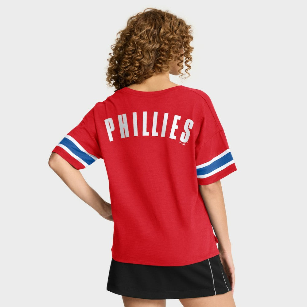 Philadelphia Phillies Fanatics Women's Curl Route T-Shirt Near Me