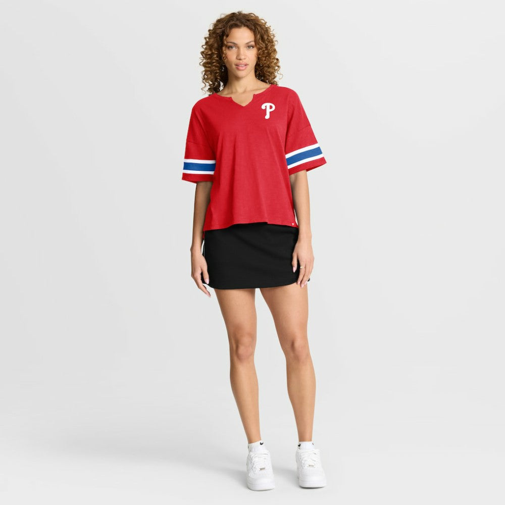 Philadelphia Phillies Fanatics Women's Curl Route T-Shirt Near Me