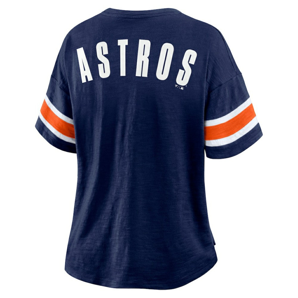Houston Astros Fanatics Women's Curl Route T-Shirt Discount