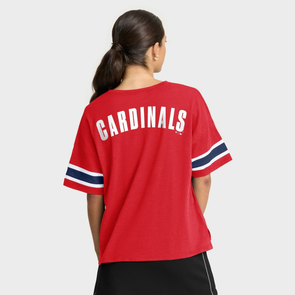 St. Louis Cardinals Fanatics Women's Curl Route T-Shirt Sale