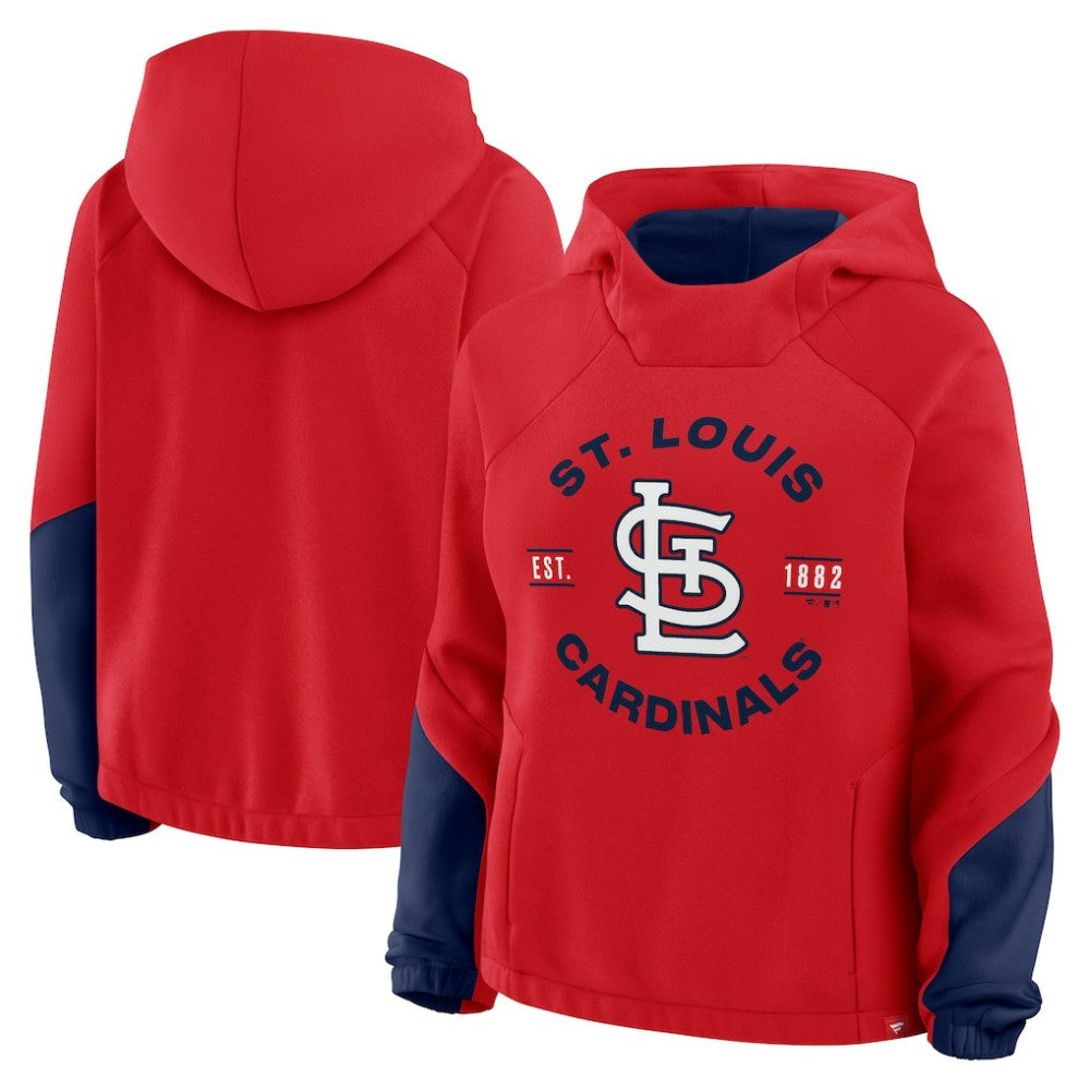 St. Louis Cardinals Fanatics Women's Oversized Time to Win Pullover Hoodie Online
