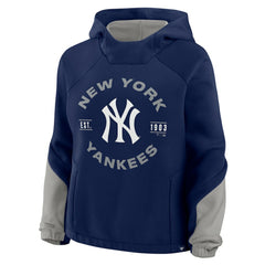 New York Yankees Fanatics Women's Oversized Time to Win Pullover Hoodie Discount