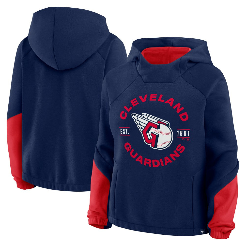 Cleveland Guardians Fanatics Women's Oversized Time to Win Pullover Hoodie Outlet