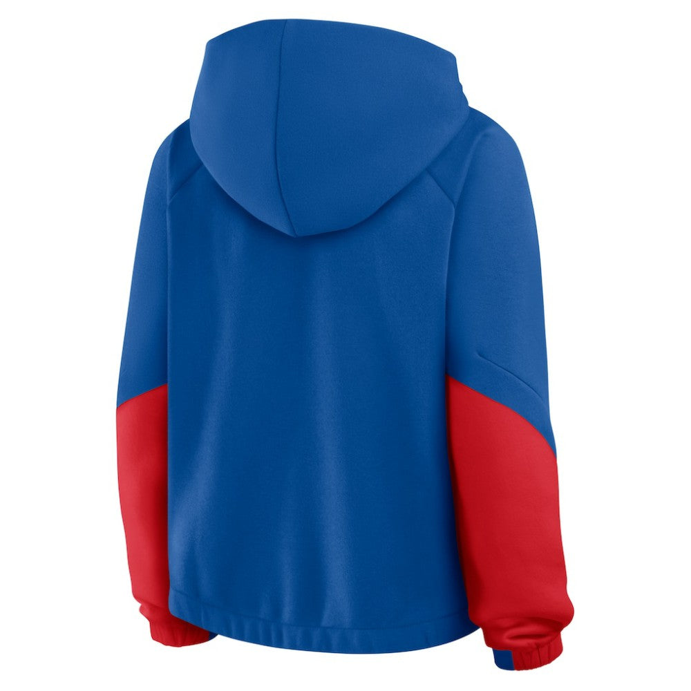 Chicago Cubs Fanatics Women's Oversized Time to Win Pullover Hoodie Outlet