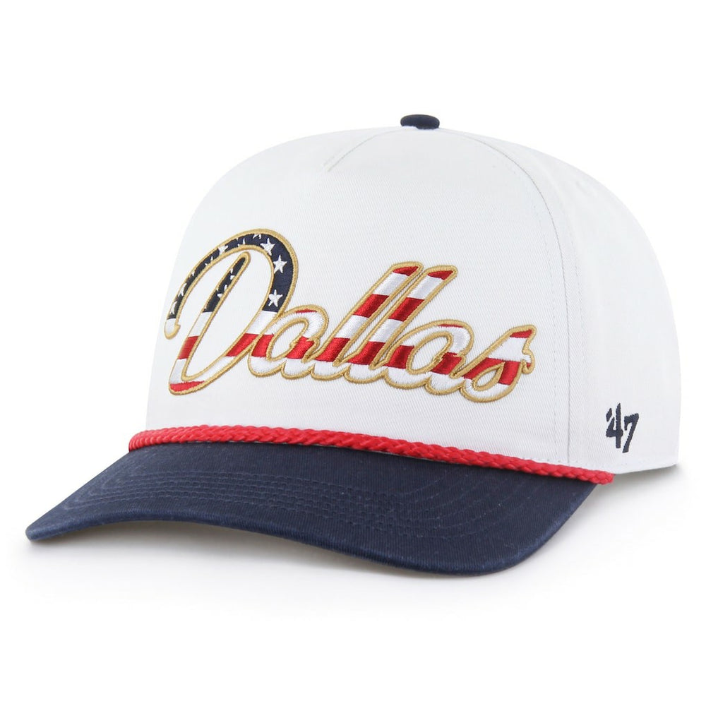 Dallas Cowboys '47 Patriotic Overhand Hitch Adjustable Hat - White - 47 brand