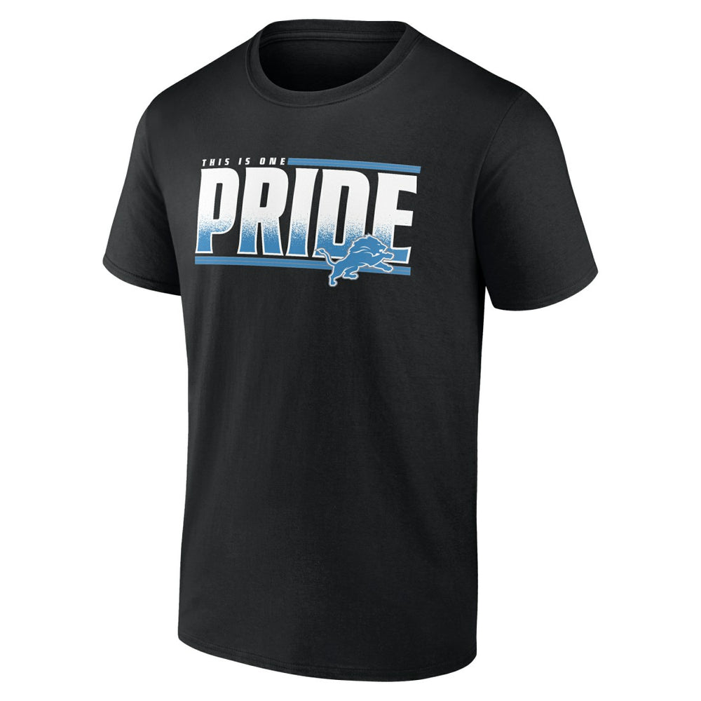 Detroit Lions One Pride T-Shirt - Black - NFL