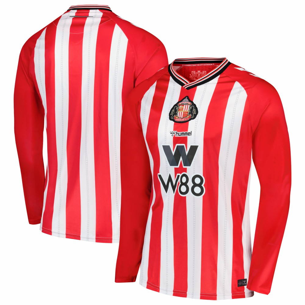 Sunderland Hummel Home Shirt 2025-26 Long Sleeve
