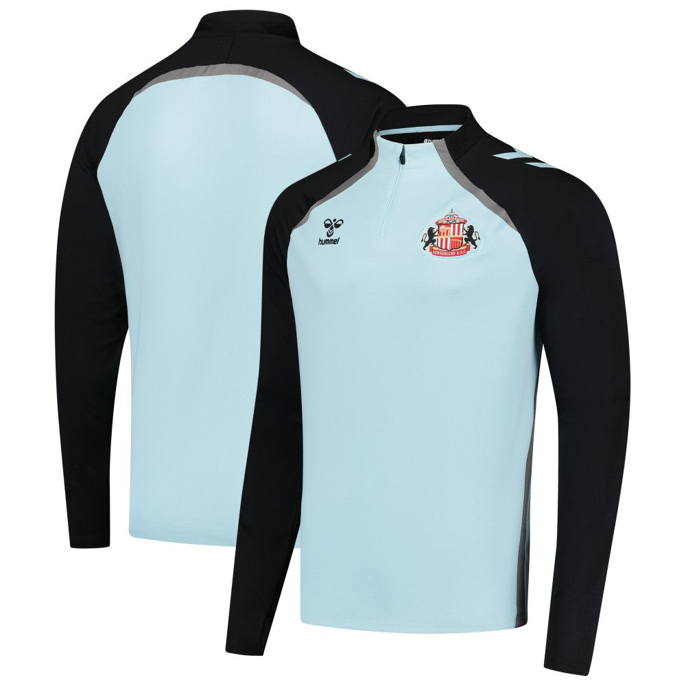 Sunderland Hummel Training Half Zip Blue