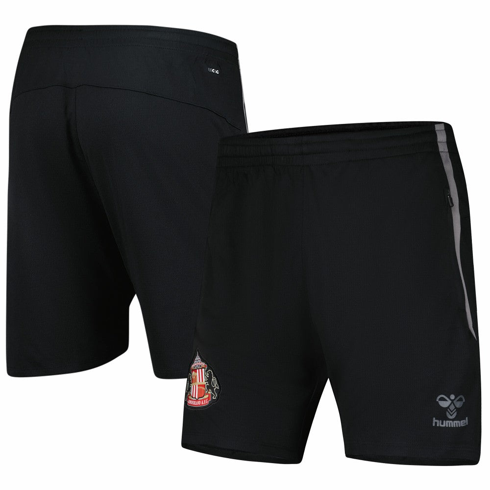 Sunderland Hummel Training Shorts / Black / Kids