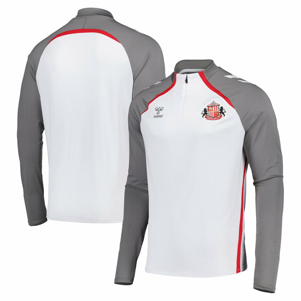 Sunderland Hummel Training Half Zip White