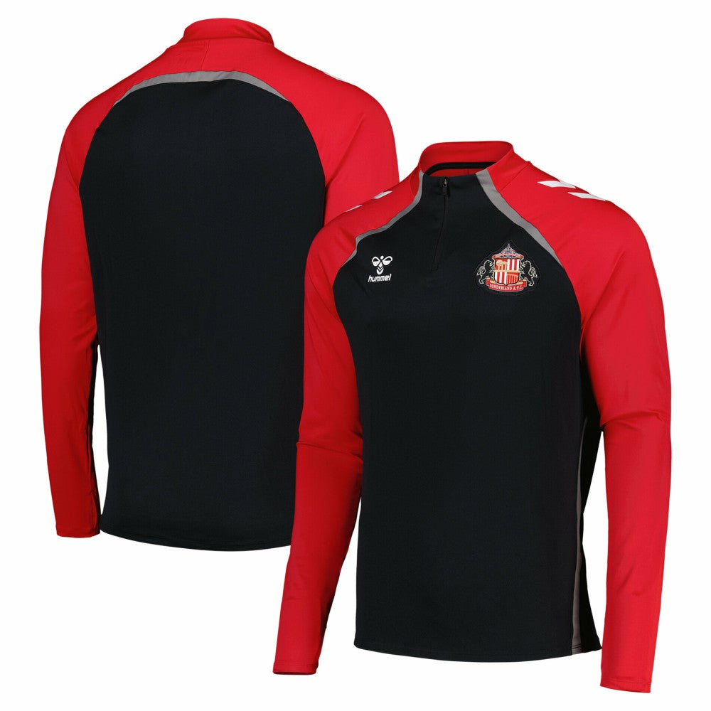 Sunderland Hummel Training Half Zip Black