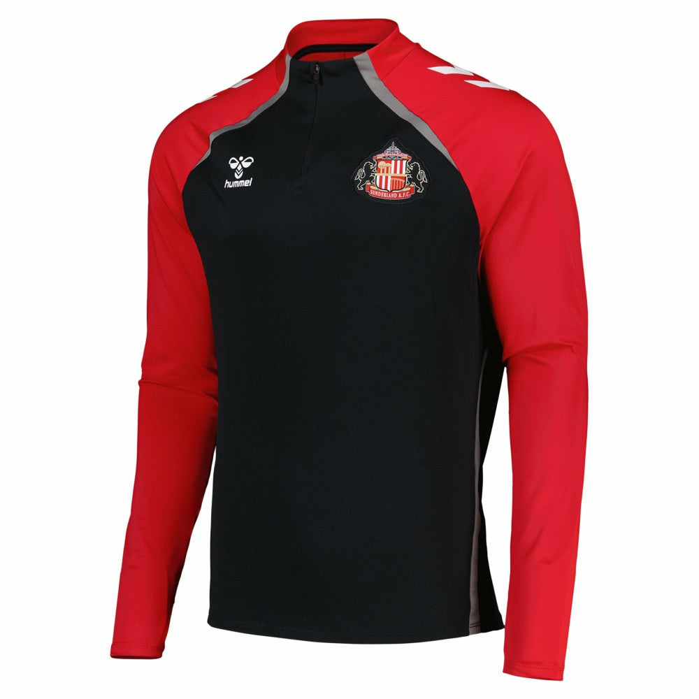 Sunderland Hummel Training Half Zip Black