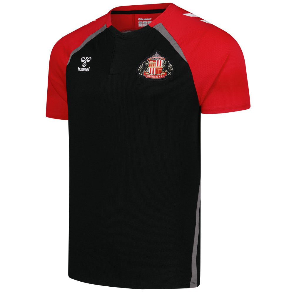 Sunderland Hummel Training Polo Black