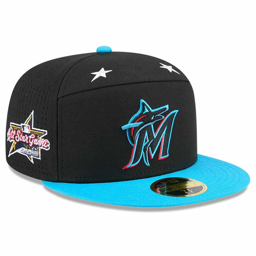 Miami Marlins New Era 2025 MLB All-Star Game Side Patch 59FIFTY Fitted Hat for sale