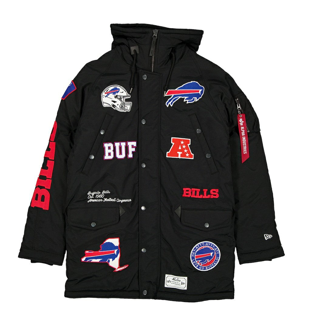 Buffalo Bills New Era x Alpha Industries N-3B Altitude Full-Zip Parka - Black - NFL