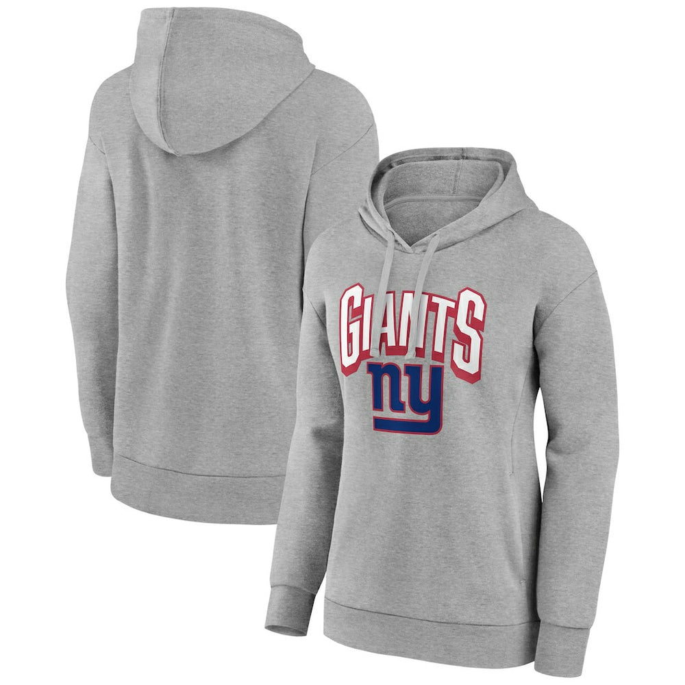 New York Giants Women's Coverage Pullover Hoodie - Gray - NFL