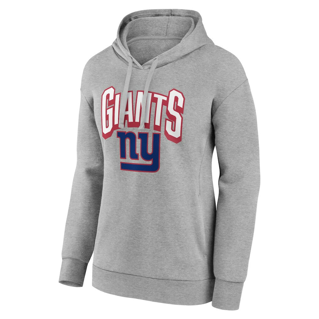 New York Giants Women's Coverage Pullover Hoodie - Gray - NFL