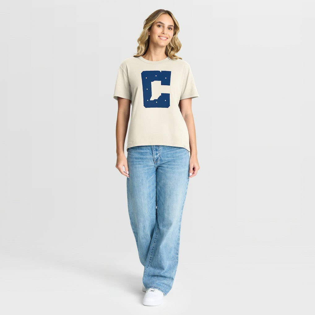 Indianapolis Colts Women's Dove Legacy T-Shirt - Cream - Fanatics