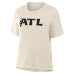 Atlanta Falcons Women's Dove Legacy T-Shirt - Cream - Fanatics