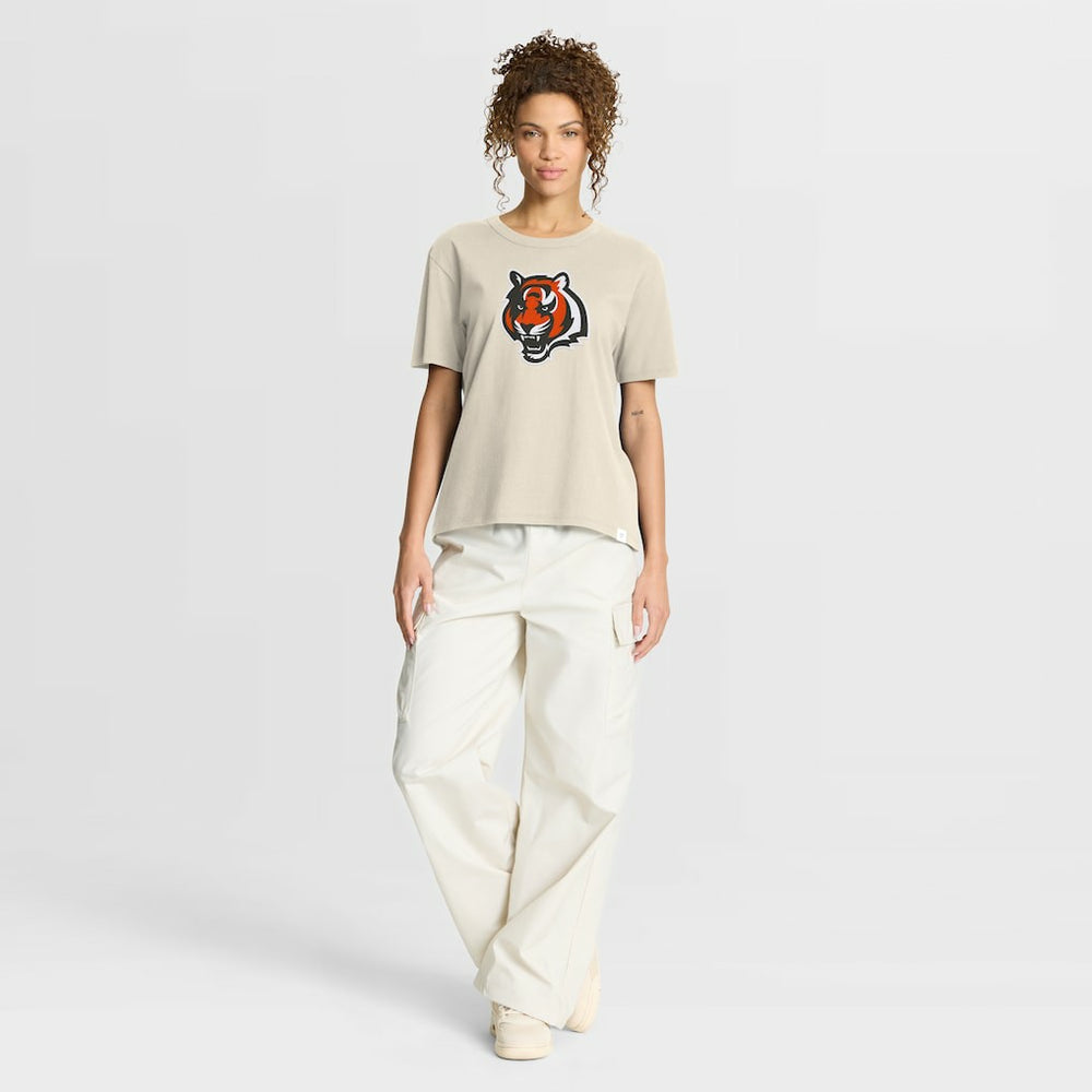 Cincinnati Bengals Women's Dove Legacy T-Shirt - Cream - Fanatics