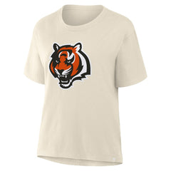Cincinnati Bengals Women's Dove Legacy T-Shirt - Cream - Fanatics