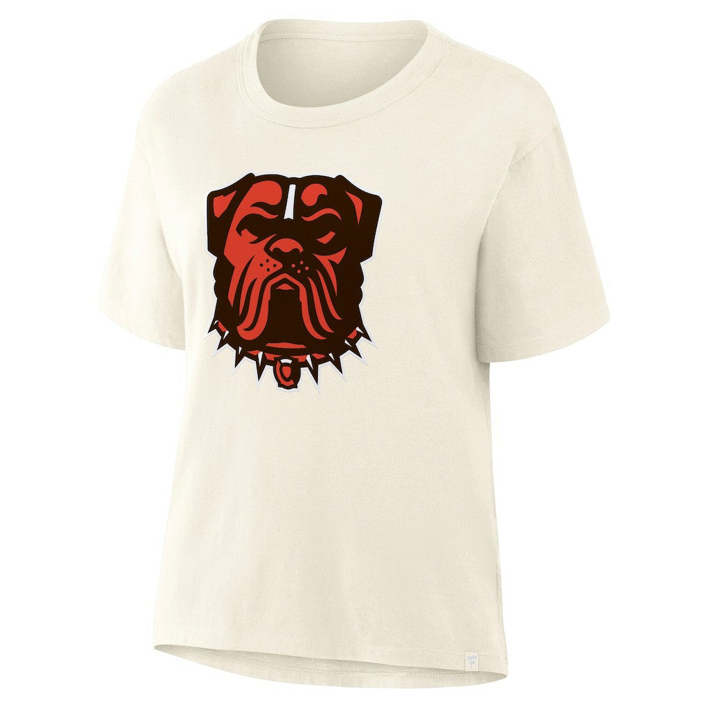 Cleveland Browns Women's Dove Legacy T-Shirt - Cream - Fanatics