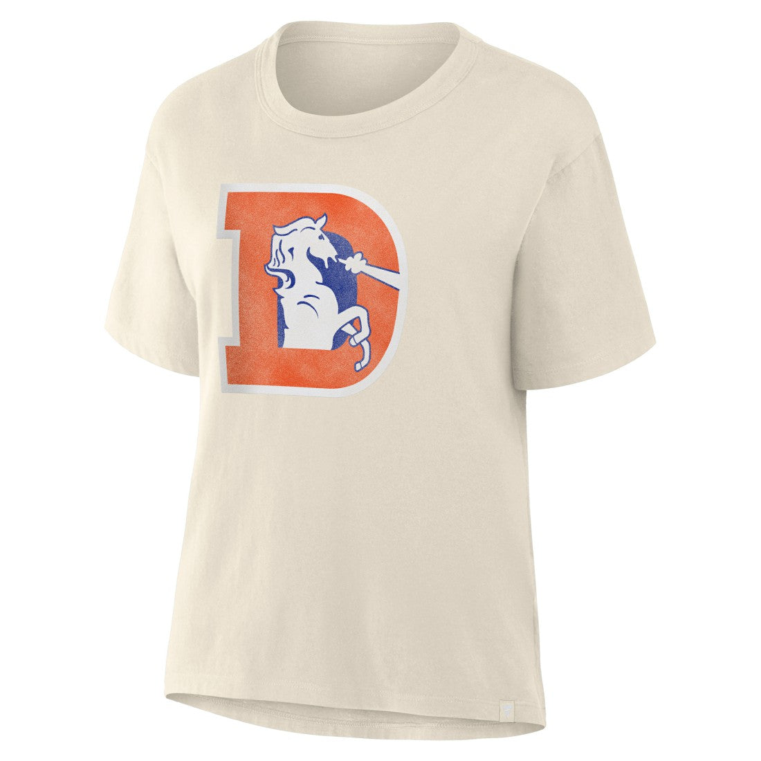 Denver Broncos Women's Dove Legacy T-Shirt - Cream - Fanatics
